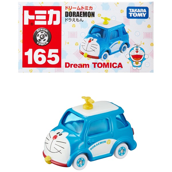 Takara Tomy Tomica Dream Tomica No. 165 Doraemon Mini Car Toy for Ages 3 and Up, Boxed, Pass Toy Safety Standards, ST Mark Certified, TOMICA TAKARA TOMY