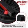 Sacubee Rubber D Shape Door Seal Strip 1" RV Slide