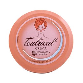 TEATRICAL - Crema facial con lanolina y rosas. Tarro con 400g
