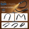 LED Neck Reading Light,Lampara de Lectura Libro,3 Colores,3 Niveles De