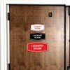 Fancy - Letrero para cuarto de lavandería (blanco), tamaño mediano,