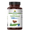 Brieofood Organic Triphala 1500mg, 45 Servings, Vegetarian, Gluten Free, 90