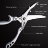 Kitchen Scissors Stainless Steel Poultry Shears Spring Loaded Household Scissors