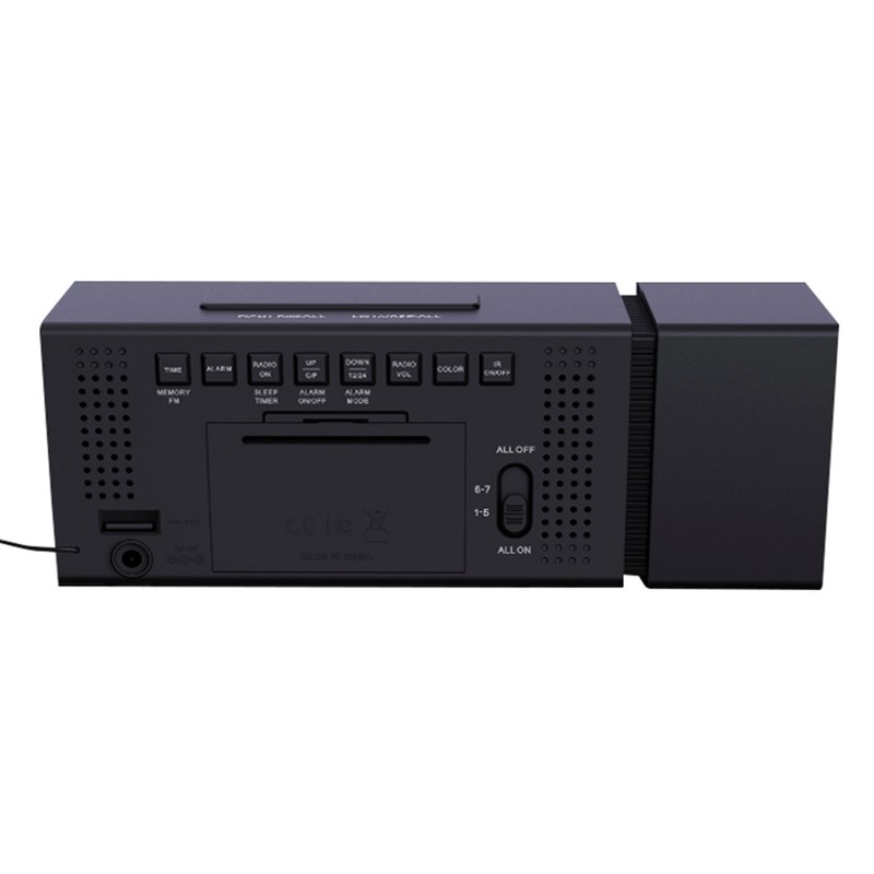 TSP30 Night Light Digital Clock Alarm with FM Radio Temperature