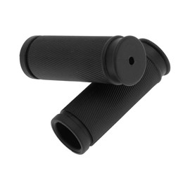 BULLSPANN 2pcs Bicycle Grips 85mm Ergonomic Rubber Children Bicycle Grips with Safety Impact Protection Tricycle for Kids Balance Bike Black