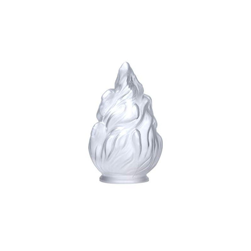 B&P Lamp® 3 1/4" Fitter Satin Crystal Stalactite Pendant Shade,