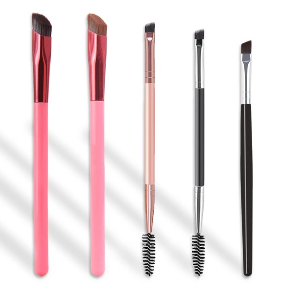 5pcs Eyebrow Brushes Kit, Soft Eyebrow Brush for Makeup Multifunctional