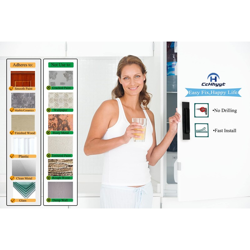 Skyscraper Self-Stick Instant Kitchen Cabinet Bathroom Drawer Closet Door Handle