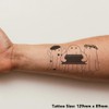 'Tickets Please' Temporary Tattoo - Water Resistant, Skin-Safe, Non-Toxic Transfer