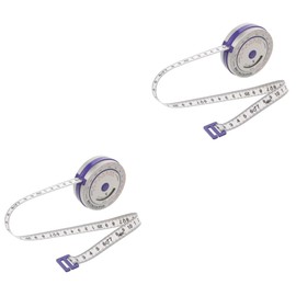 Operitacx 2 Stück Maßband aus Aluminium Körper- und Taillenmaßnahme Körpermaßbänder Büstenmessband Kleidermessband Klebeband für den Körper messen Maßband Körper Taillenklebebandmessung