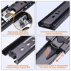 11 inch Drawer Slide Full Extension Triple-Fold Ball Bearing Drawer