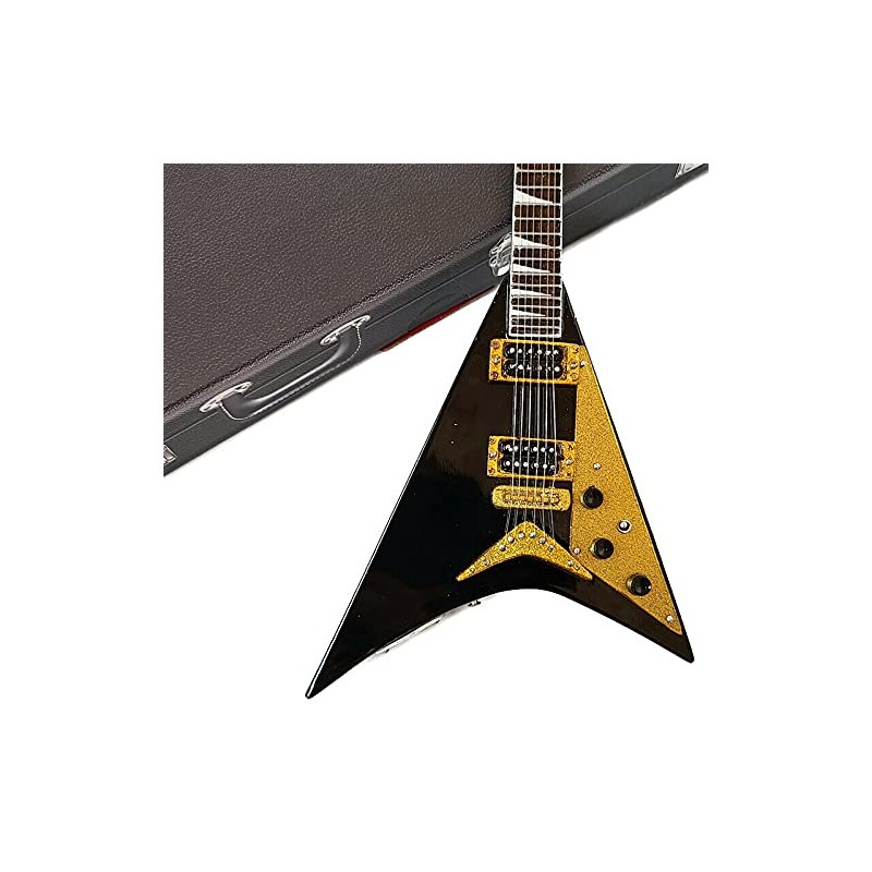 AXE HEAVEN RR-085 Randy Rhoads Black and Gold Concorde Flying