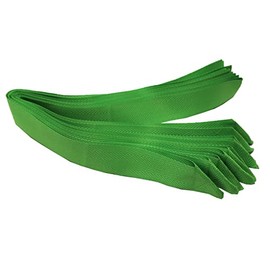 HALE Team Bands, Team Bands, Party Bands, Sashes (Various Colours) Set of 10 for School and Club, for Teenagers and Adults, 70 cm Long, 4 cm Wide, light green