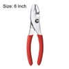 sourcing map Slip Joint Pliers 6 Inch High Carbon Steel