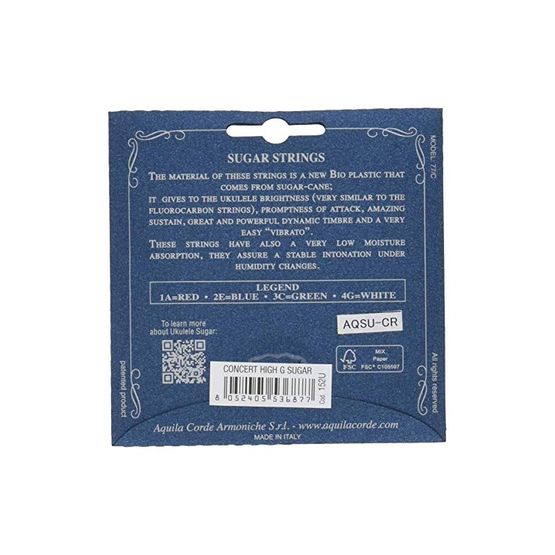 Aquila Sugar Ukulele Strings For Concert Ukulele 152U