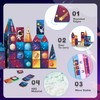 kocojrff Mini Magnetic Tiles Travel Set, 31Pcs STEM Travel Magnatiles