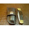 Custom Leather Knife Sheath for Buck 110/Similar Knife, Western Style