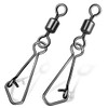 9KM DWLIFE Fishing High Strength Stainless Steel Snap Swivels with