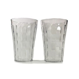 TUPPERWARE Stella Diamant 475 ml Clear Drinking Cup Cups (2) Plastic