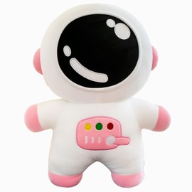 Cuddly Toy Space Driver Plush Astronaut, Fluffy Stuffed Toy for Playing and Cuddling, Soft Cuddly Toy for Girls, Boys, Babies (25 cm, Pink)