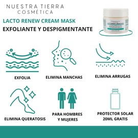Lacto Renew Cream Mask Exfoliante Despigmentante