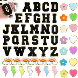 YINGDIHUT Parches para Ropa, Parches de Tela Autoadhesivos, para Ropa Chaquetas de Tela Bricolaje Teléfono Móvil (60)