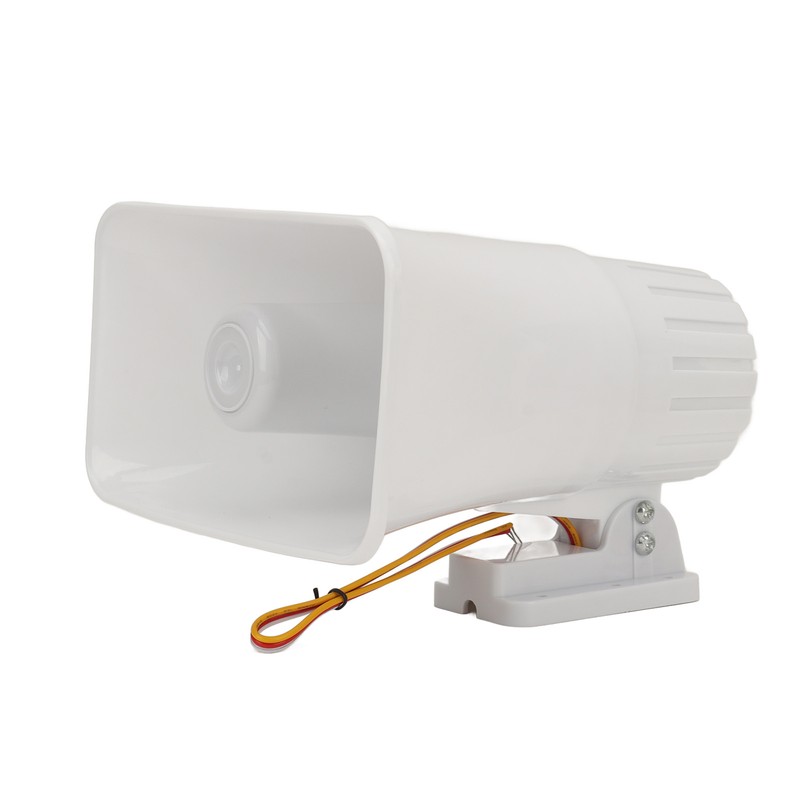 Electric Security Ring Siren Dual Tone Wired Alarm Siren Horn