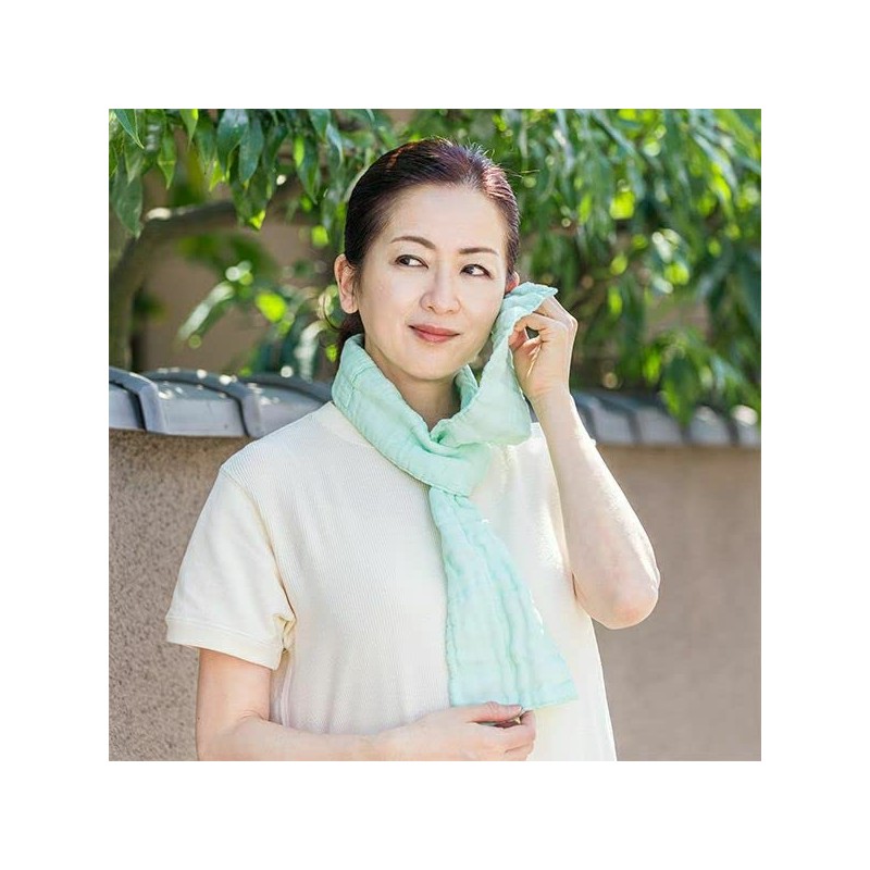 Shirayuki Dish Towel Tenugui Stole (with Pocket) - Put the