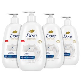 Dove Dove Advanced Care Hand Wash Deep Moisture 4 Count for Soft, Smooth Skin, More Moisturizers than the Leading Ordinary Hand Soap, 12 oz