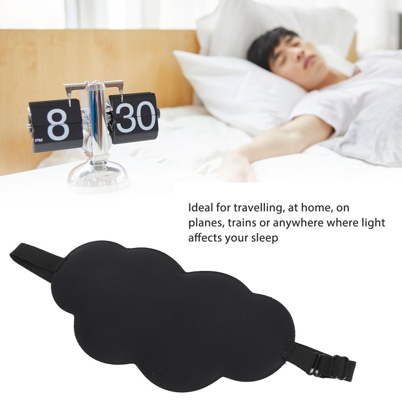 2Pcs Sleep Eye Shade Cloud Shape Versatile Comfortable Breathable Skin