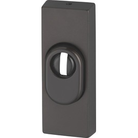 ABUS RSZS316 B7 SB 09403 Dark Brown Lock Rosette with Cylinder Protection for Metal Door