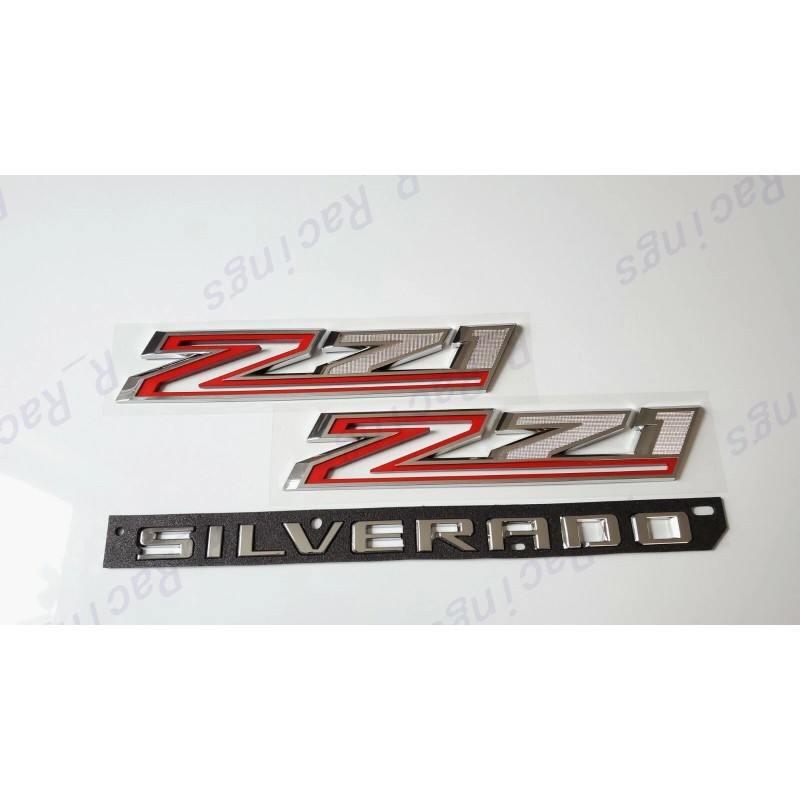 GM Auto Chrome Fender Z71 Rear Tailgate Silverado RST Emblems