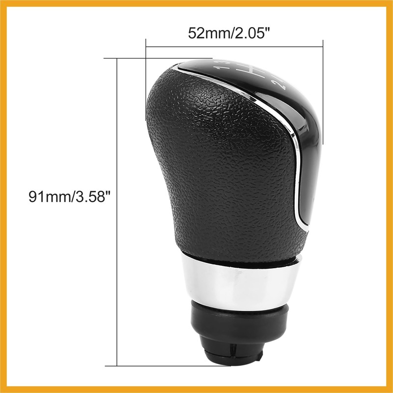 Partuto 5-Speed Manual Gear Shift Knob Car Vehicle Stick Shifter