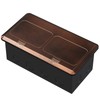 Dual Pop-Up Floor Box Electrical Kit (TR-20A, Bronze)