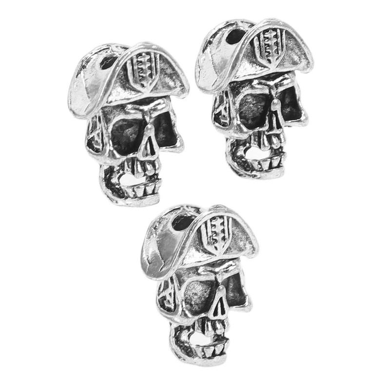 20PCS Beard Beads with Holes Dreadlock Ornaments DIY Vikings Beard