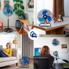 Ventilador 3en1 Techo Piso Pared Giratorio Ajustable 3 Aspas