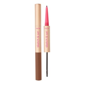 tarte big ego sketch and set brow pencil and tinted gel - medium brown - full...