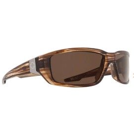 Spy Optic DIRTY MO Sunglasses - BROWN STRIPE TORT / HAPPY Bronze POLAR NEW