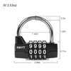 Gym Locker Lock,4 Digit Combination Lock,Safety Password Padlock for School