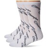 Champion mens 3-pack Hollow Script Crew Sock, White, 10 13
