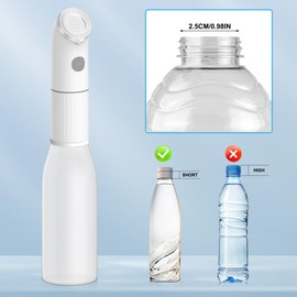 Exbelle Portable Electric Bidet Sprayer, 350ML Capacity, 2 Water Flow Modes, AAA Battery Operated with Bottle Adapter, IPX7 Waterproof High Pressure Bidet