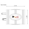 AC WORKS [ADTTL1420] Generator Locking Adapter RV 30Amp TT-30P Plug