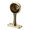 William Hopkins FB18210SK 25 mm Brass Plated Wardrobe Small End Bracket-Pair