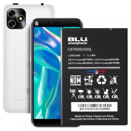 BLU G40 G0730W Original OEM BLU Battery C876050300L 3000mAh 11.40Wh US seller