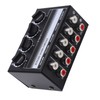 Stereo Mini Mixer Passive Audio Signal Controller 4 Channel Hub