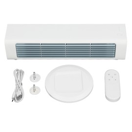 Oscillating Tower Fan Desk Table Fan with 3 Speeds Remote Control USB Rechargeable Bladeless Wall Mountable for Bedroom Kitchen Office