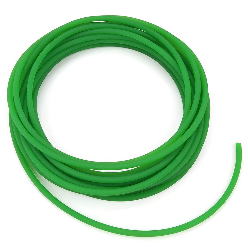 Akozon Polyurethane Round Belt, Green Rough Surface PU Polyurethane Round