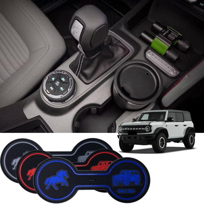 Car Cup Holder Coaster Customized for Ford Bronco 2021 2022
