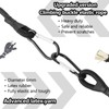 10 PCS Bungee Cords with Carabiner Clips, Heavy Duty Bungee