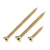 Drenky M4 x 50mm Self Tapping Screws, 100 Pcs Zinc